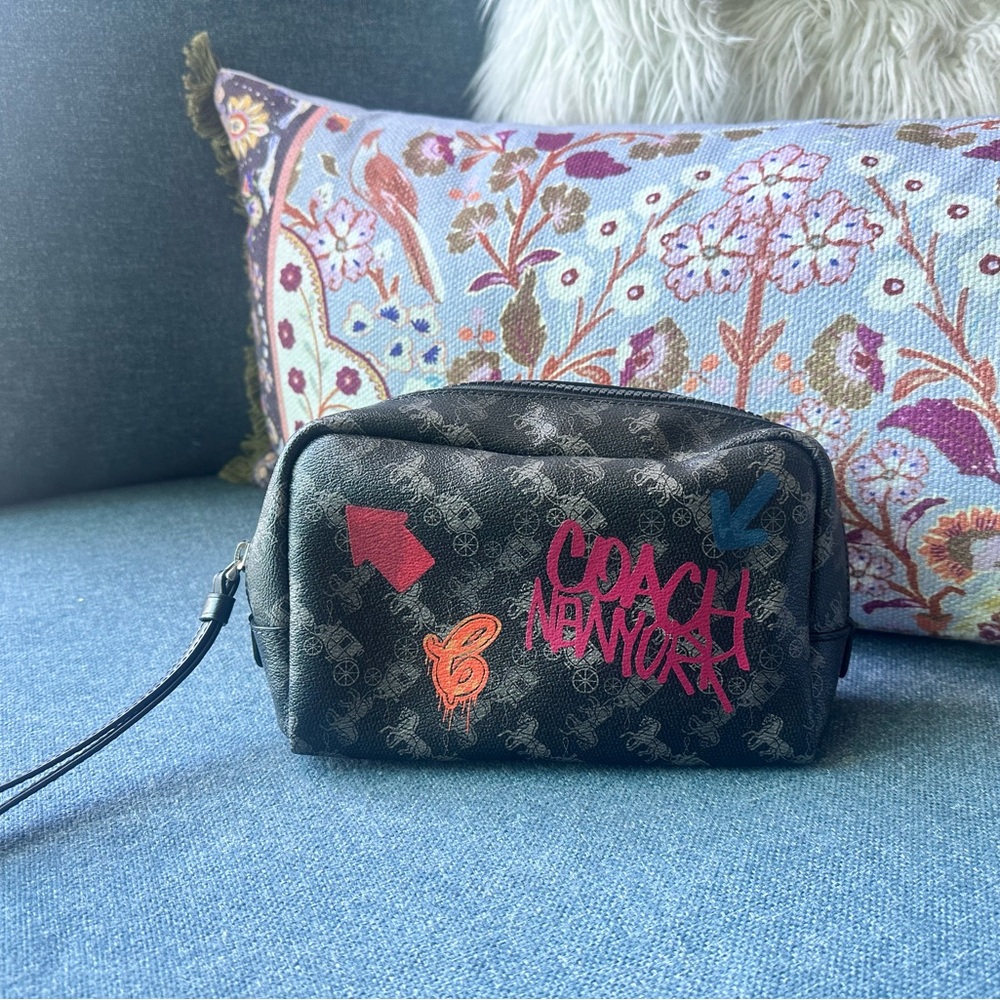 Coach cosmetics bag